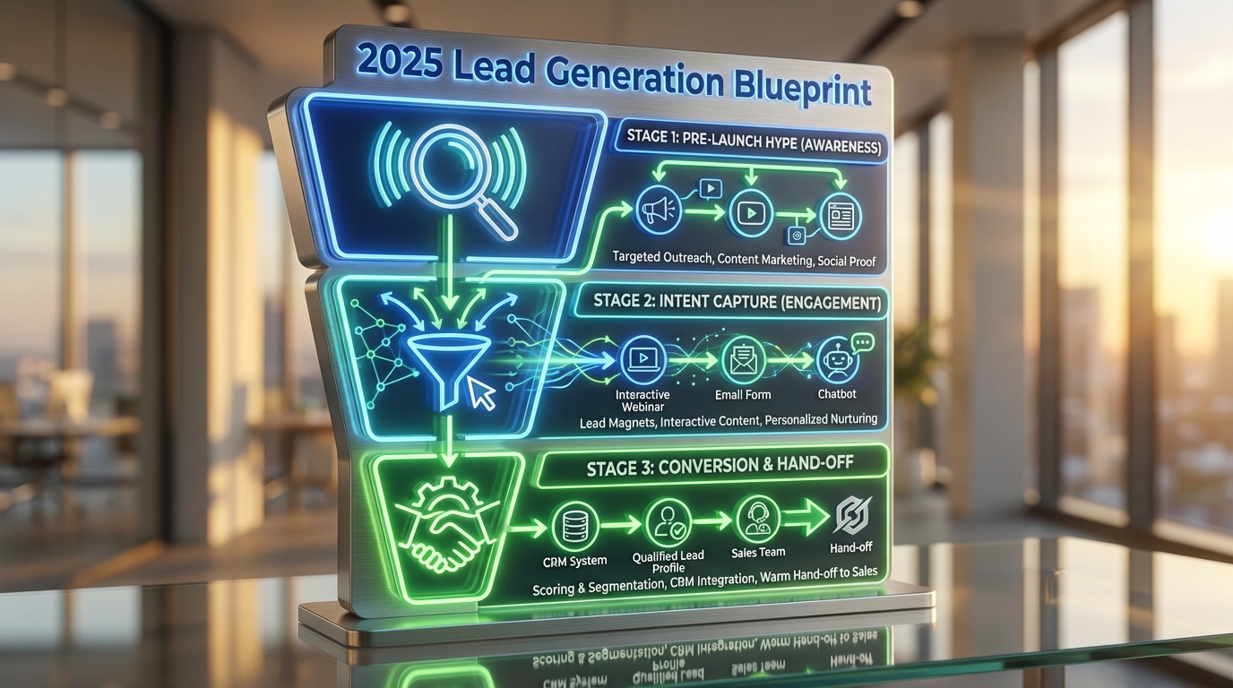 2025 B2B Launch Lead Generation Blueprint: The Three Phases