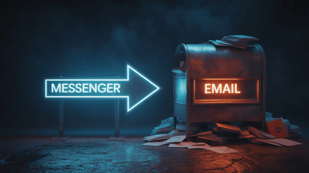 The Strategic Shift: Why Messenger Beats Email for Cold Leads
