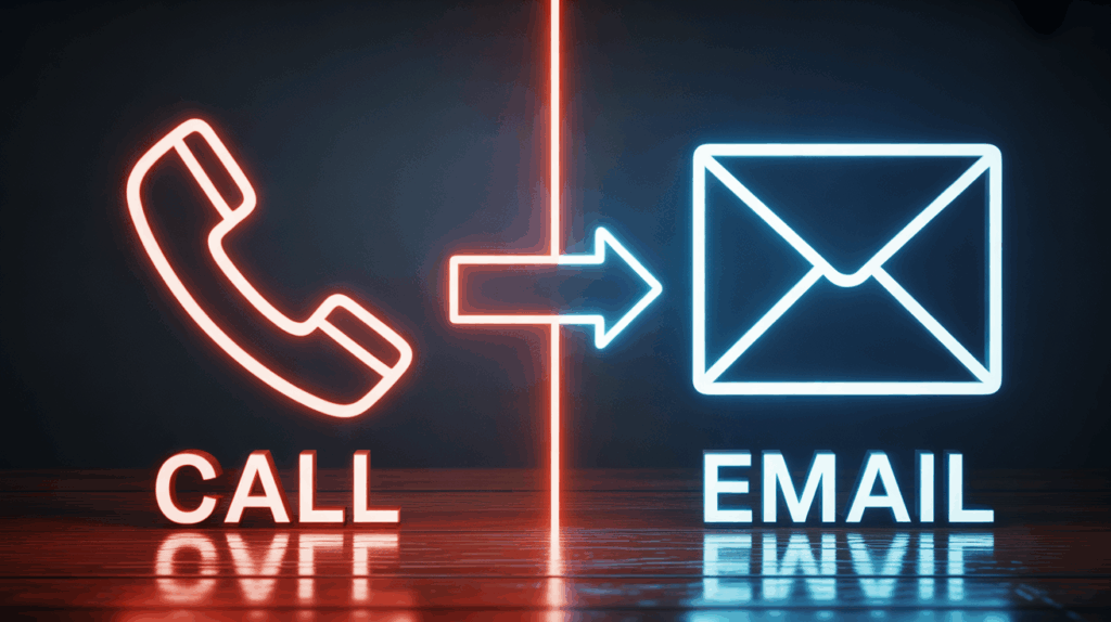 Should I prioritize calling or emailing a new Facebook lead?