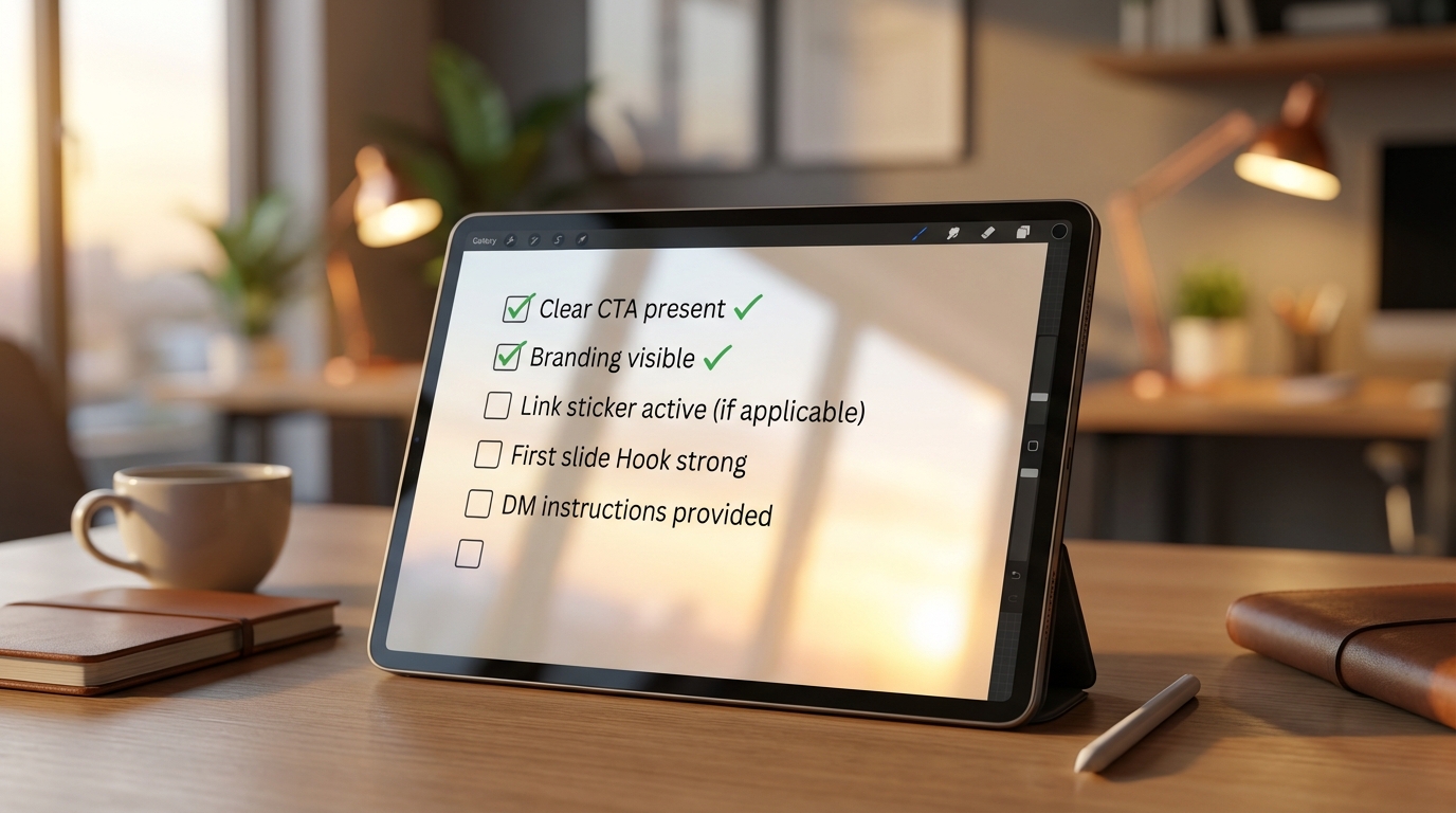 Checklist: Your Pre-Publish Story Audit
