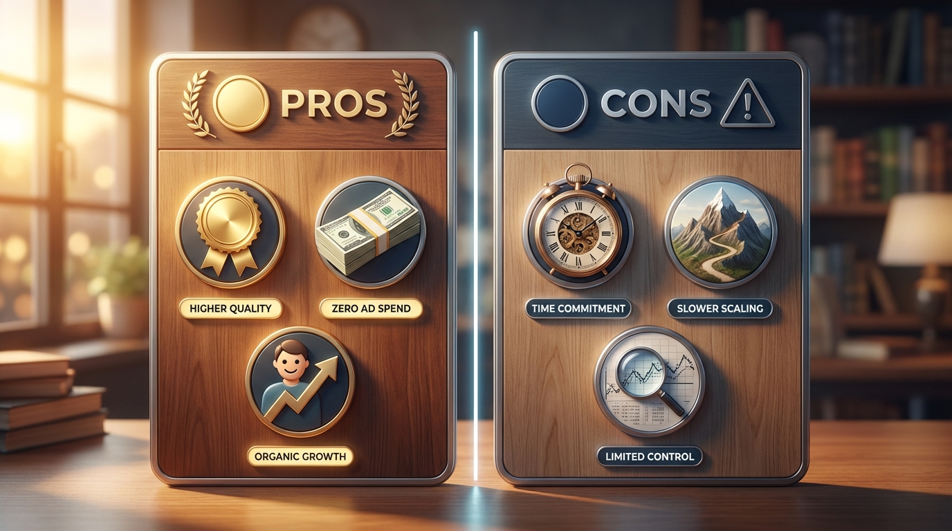 Pros and Cons of Manual Facebook Lead Generation