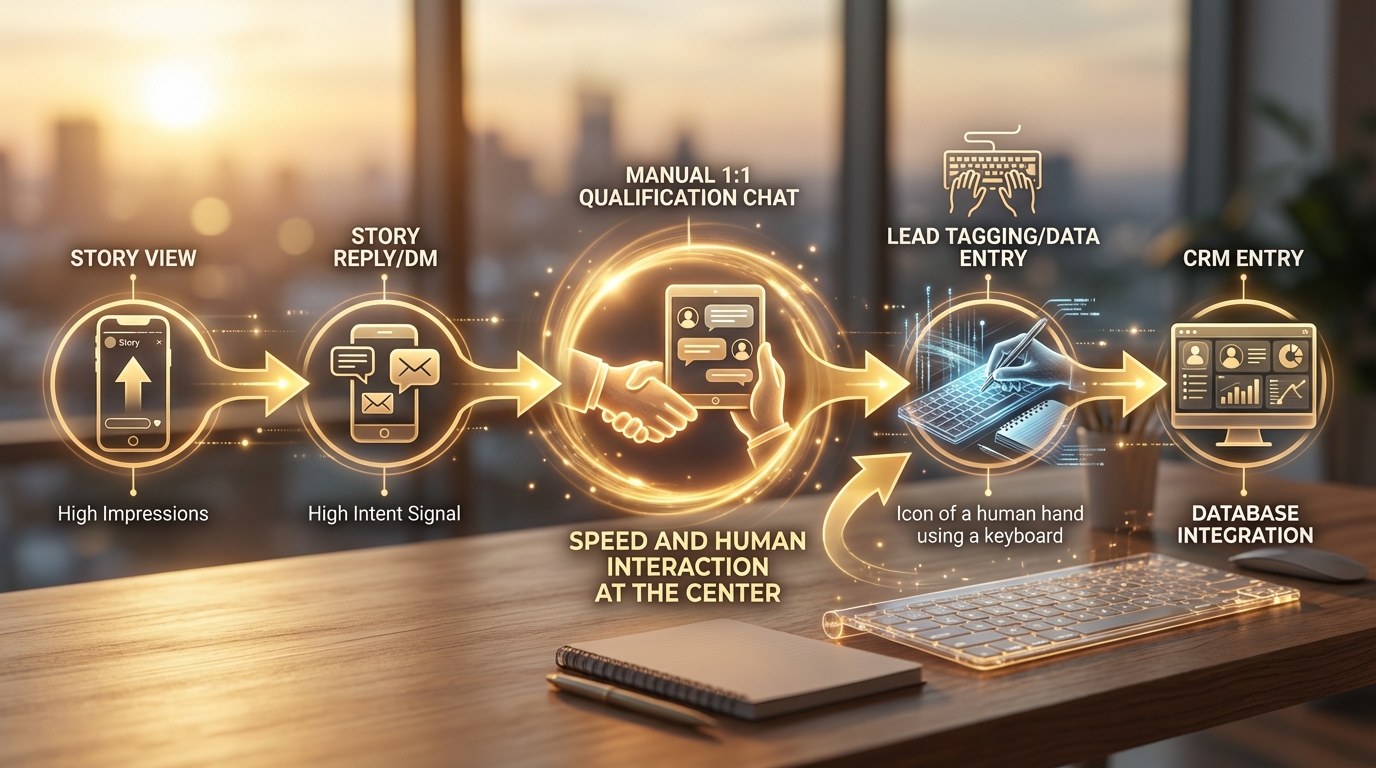 Stage 3: The Manual Capture Workflow (From Story View to CRM)