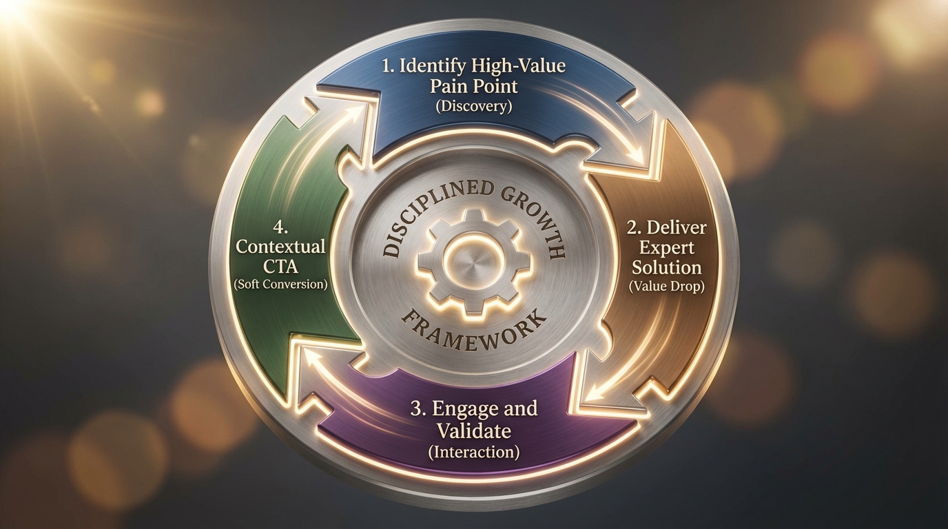 Tactical Posting Framework: The Trust-First Content Loop
