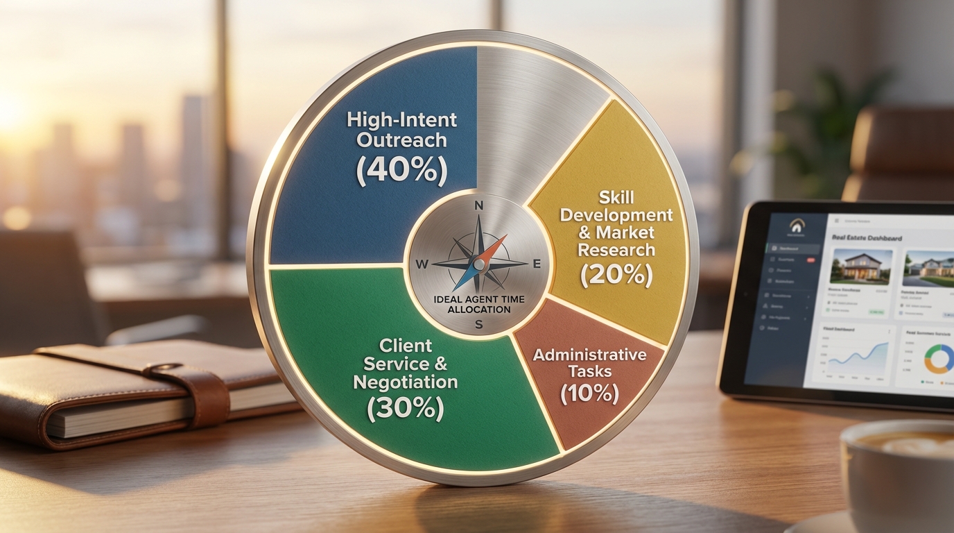Text-Based Infographic: The Modern Agent's Time Allocation