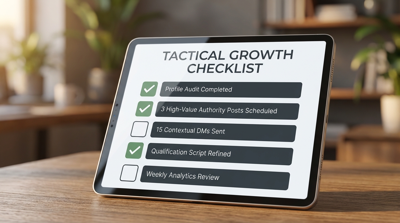 The Manual Conversion Checklist for SaaS and High-Ticket Founders