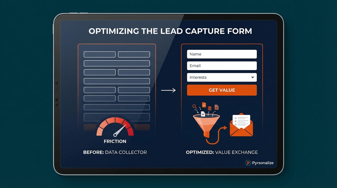 Optimizing the Lead Capture Form