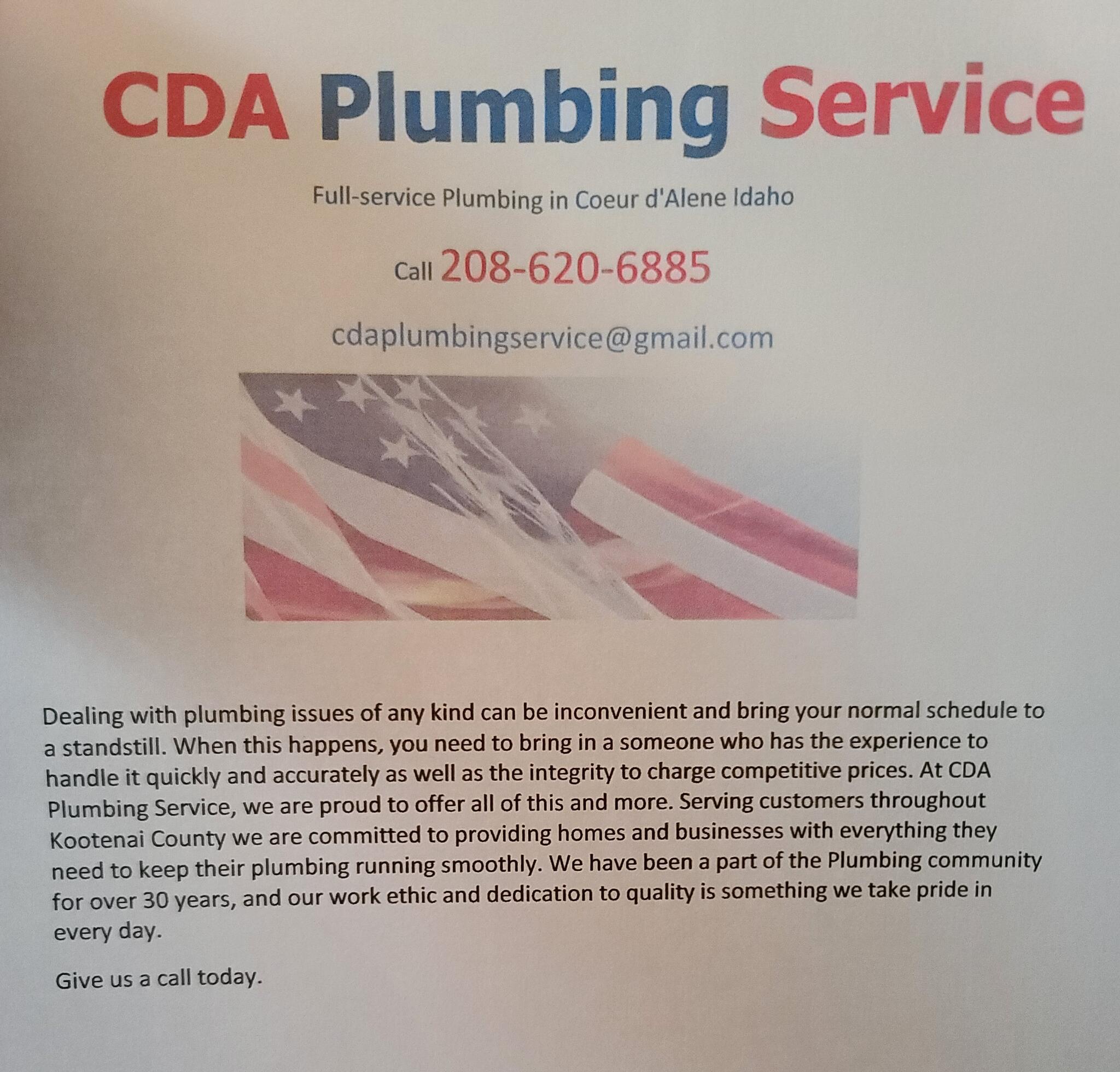 CDS Plumbing Inc